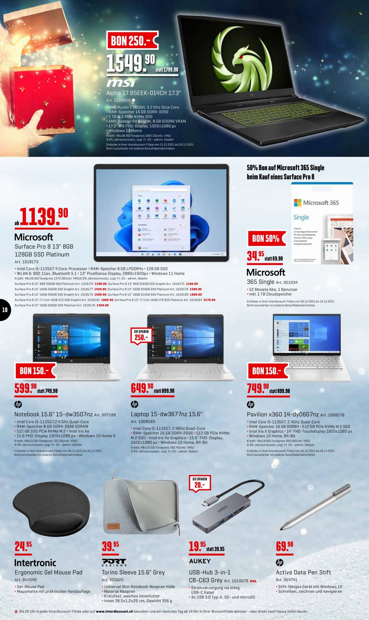 Volantino Interdiscount - 13.12.2021 - 26.12.2021. Pagina 10