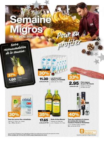Volantino Migros - 14.12.2021 - 20.12.2021.