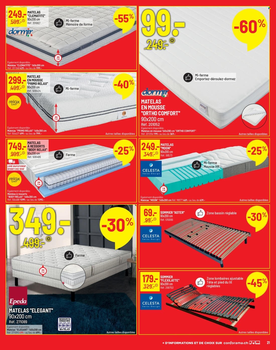 Volantino Conforama - 14.12.2021 - 26.12.2021. Pagina 21