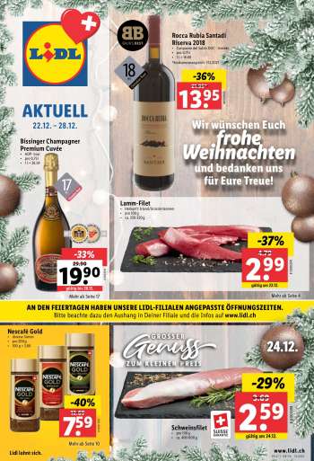Prospekte Lidl - 22.12.2021 - 28.12.2021.