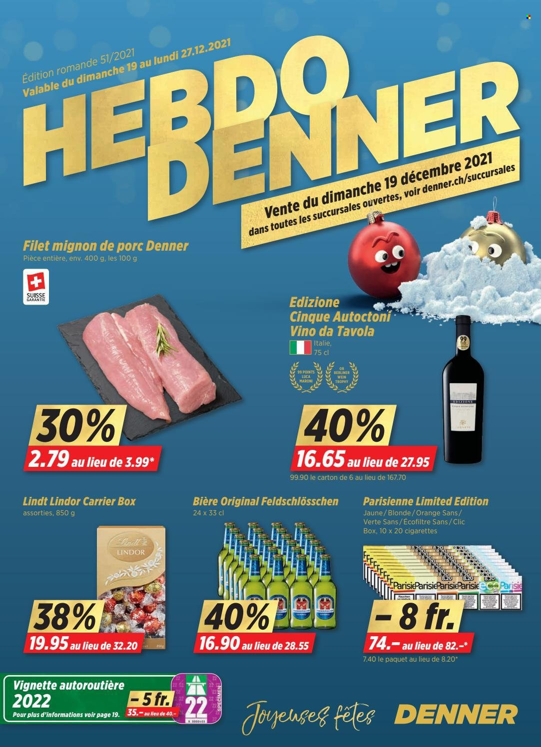 Volantino Denner - 19.12.2021 - 27.12.2021. Pagina 1