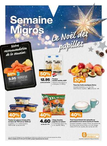 Prospekte Migros - 21.12.2021 - 27.12.2021.