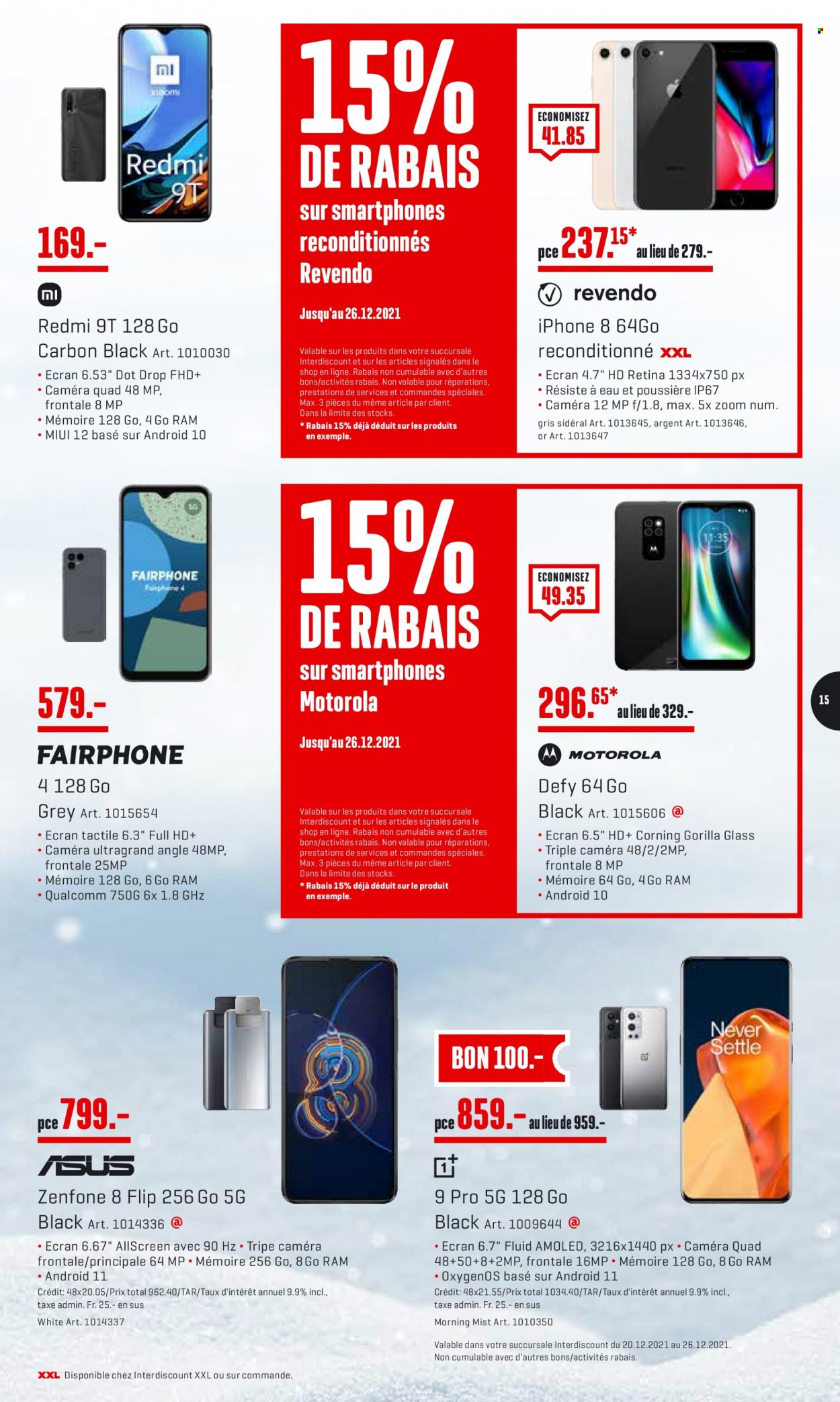 Volantino Interdiscount - 20.12.2021 - 26.12.2021. Pagina 15