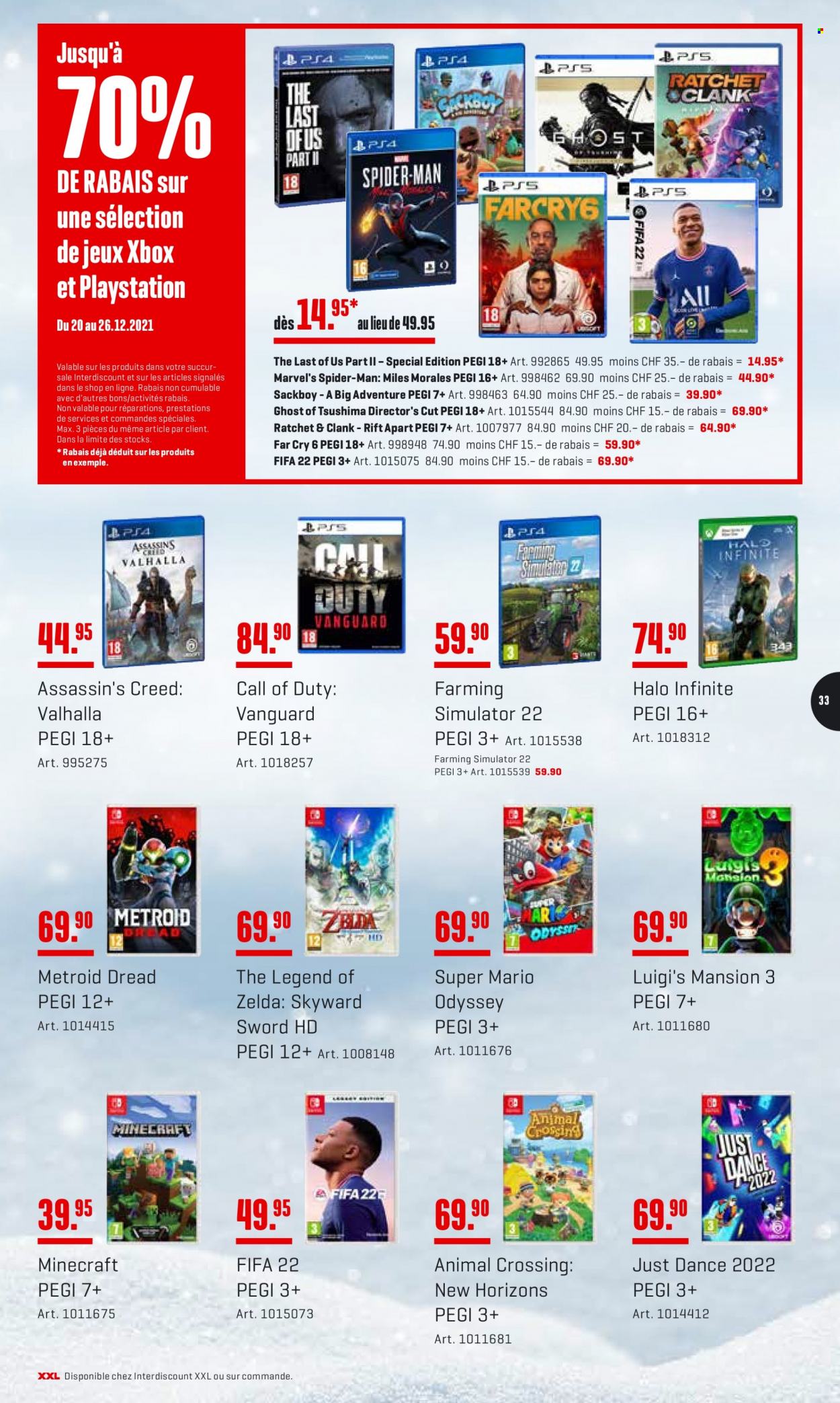 Volantino Interdiscount - 20.12.2021 - 26.12.2021. Pagina 33