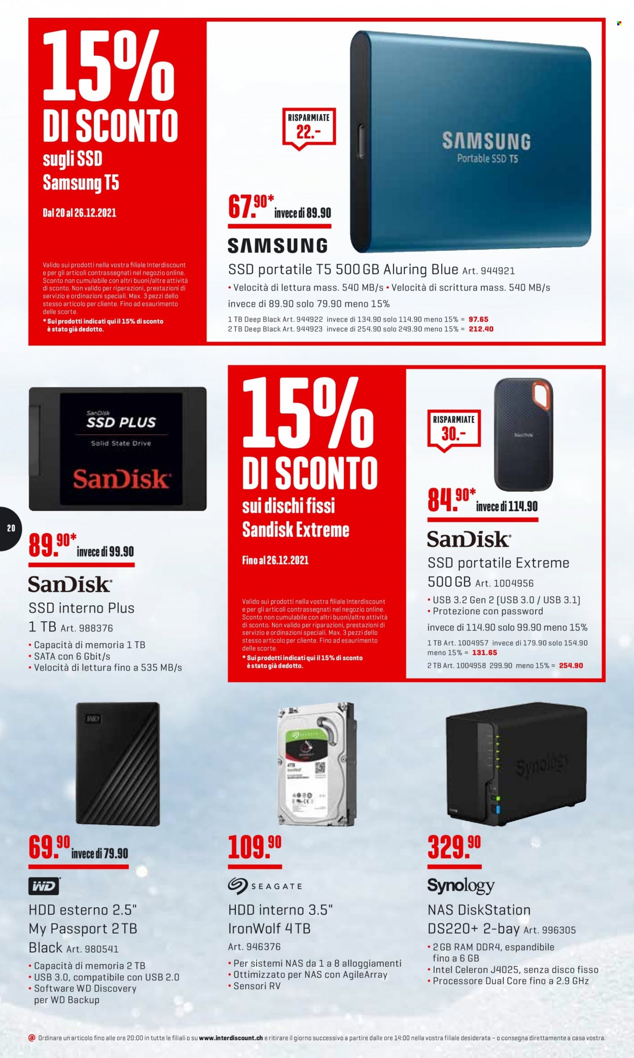 Prospekt Interdiscount - 20.12.2021 - 26.12.2021. Seite 20