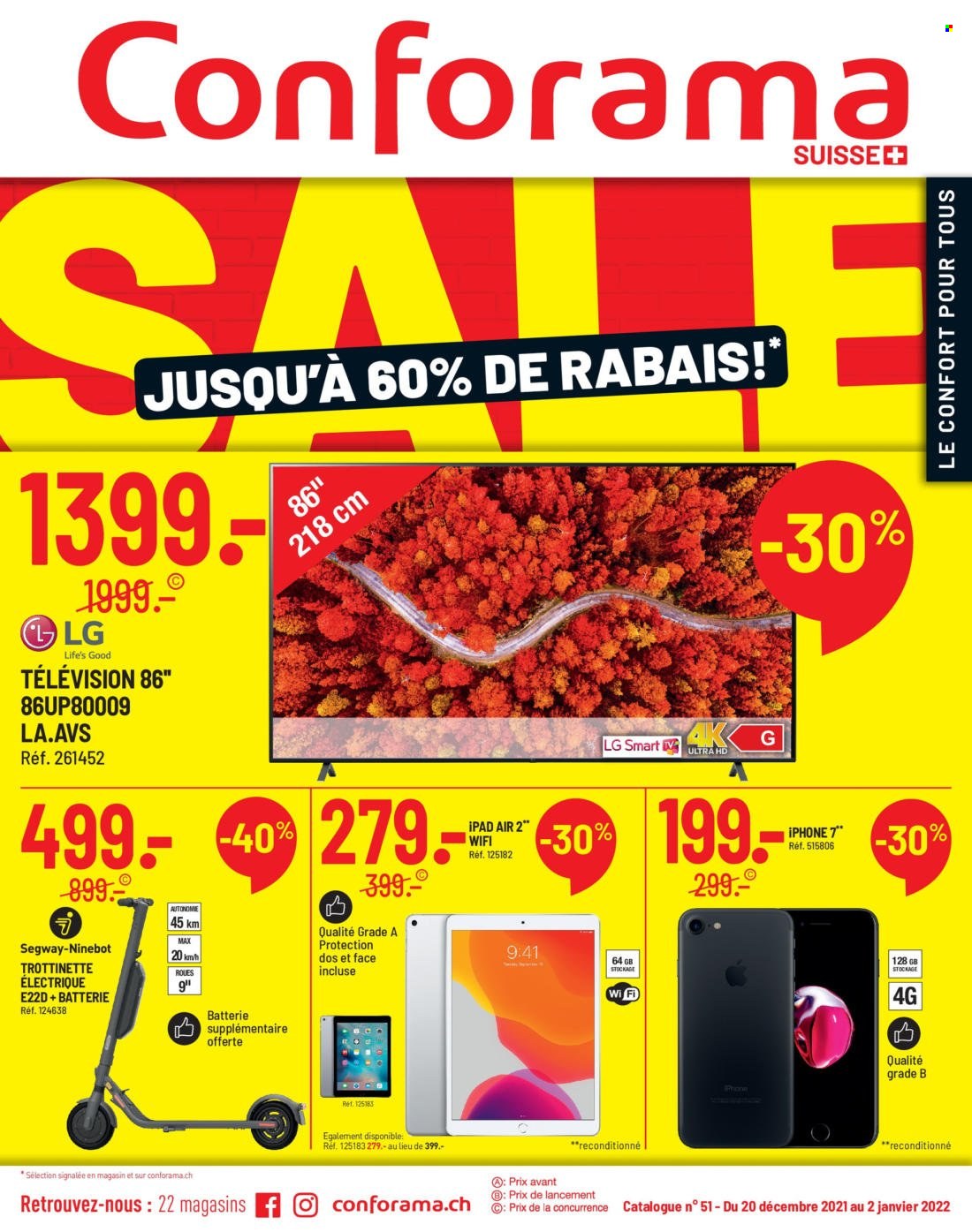 Volantino Conforama - 20.12.2021 - 2.1.2022. Pagina 1