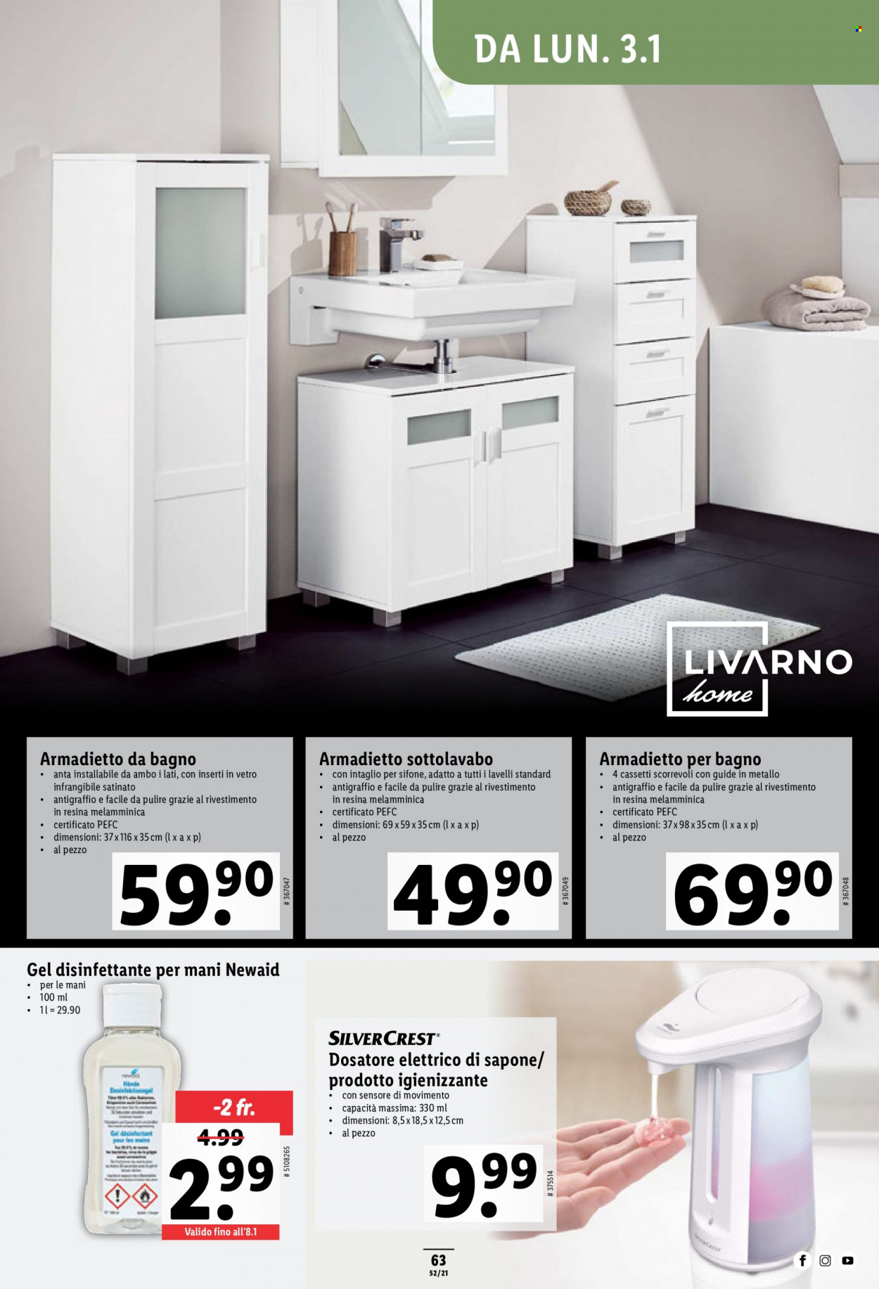 Catalogue Lidl - 29.12.2021 - 5.1.2022. Page 63