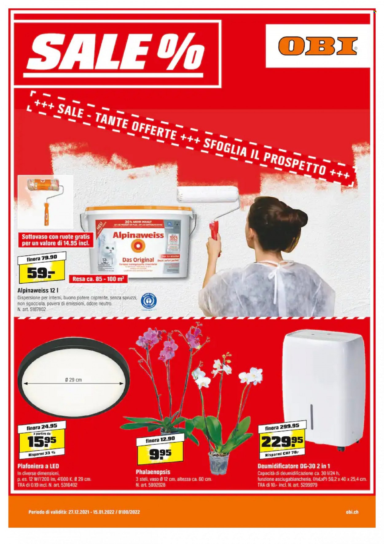 Catalogue OBI - 27.12.2021 - 15.1.2022. Page 1