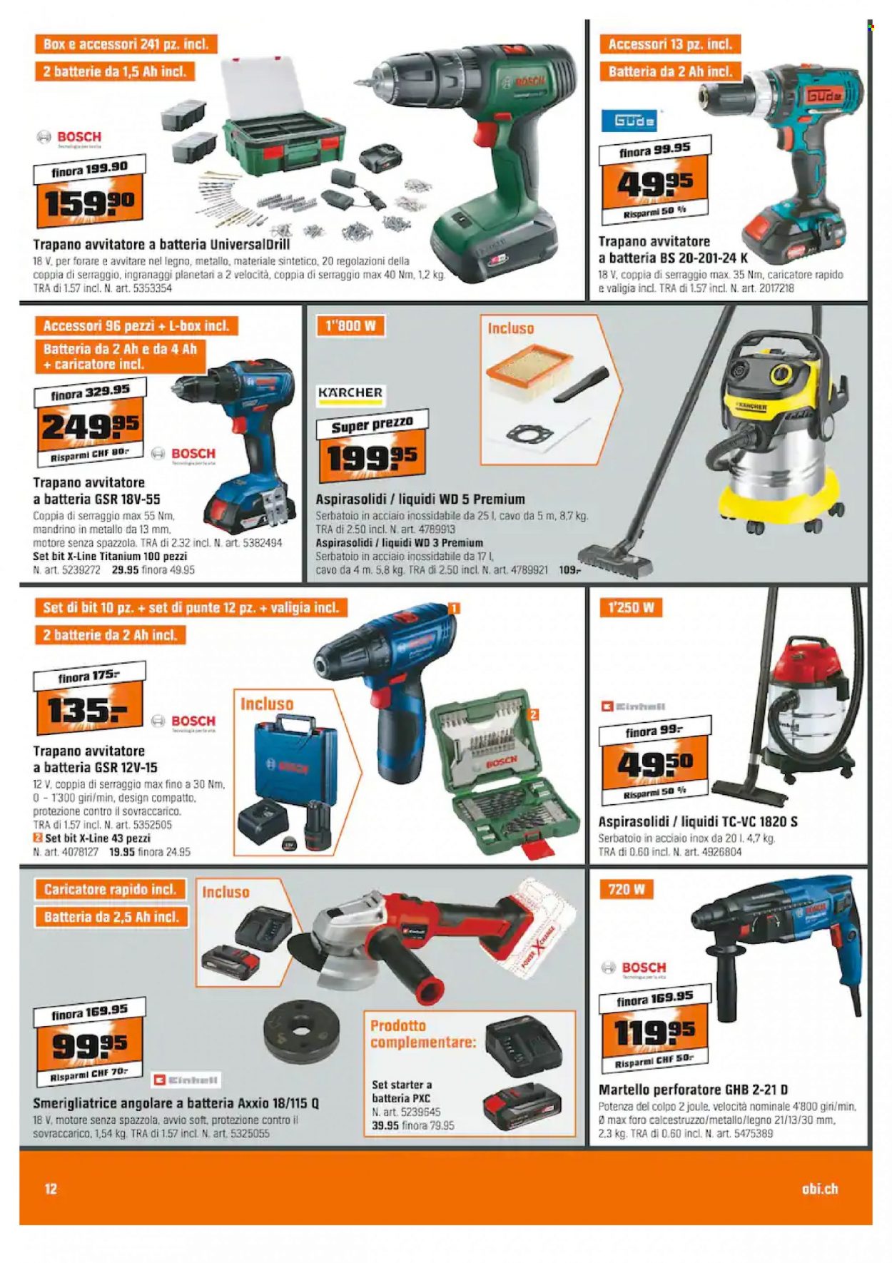 Catalogue OBI - 27.12.2021 - 15.1.2022. Page 12