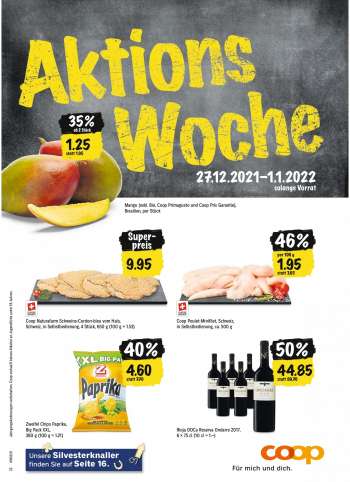 Prospekte Coop - 27.12.2021 - 1.1.2022.