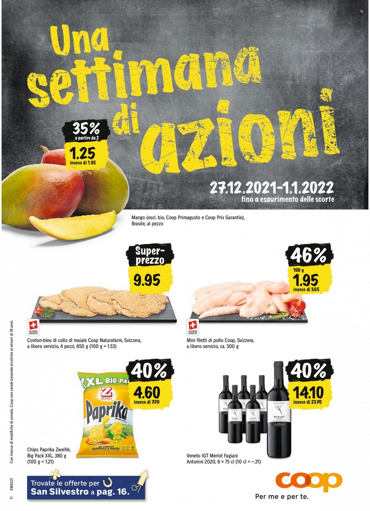 Volantino Coop - 27.12.2021 - 1.1.2022. Pagina 1