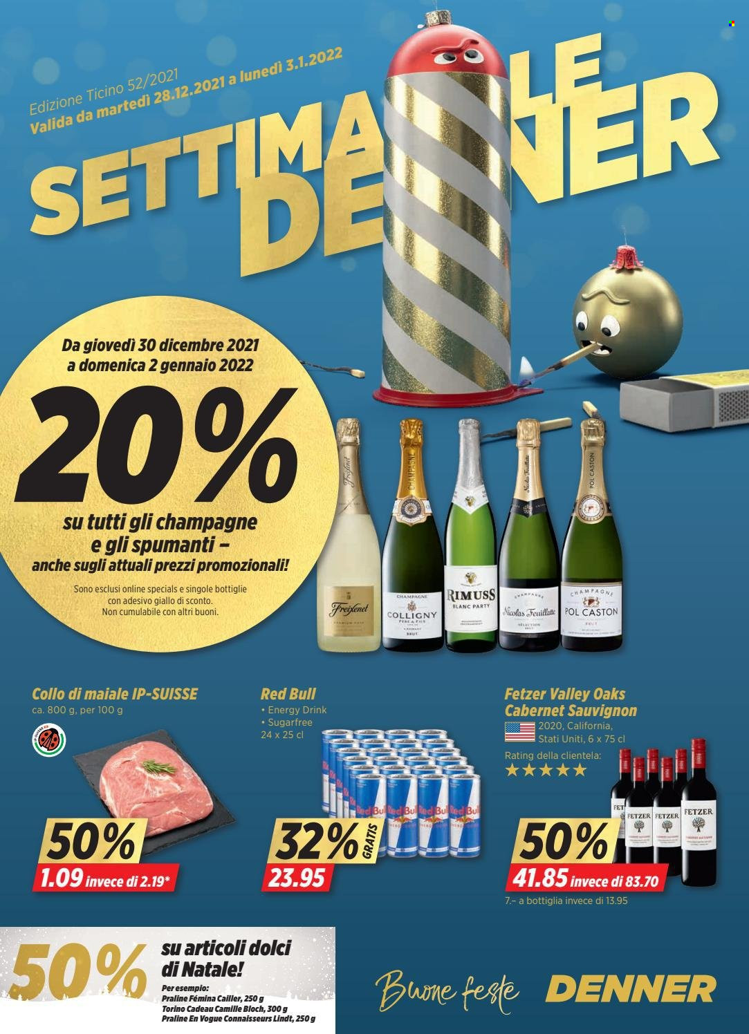 Catalogue Denner - 28.12.2021 - 3.1.2022. Page 1