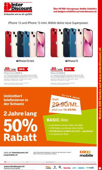 Catalogue Interdiscount - 27.12.2021 - 9.1.2022.