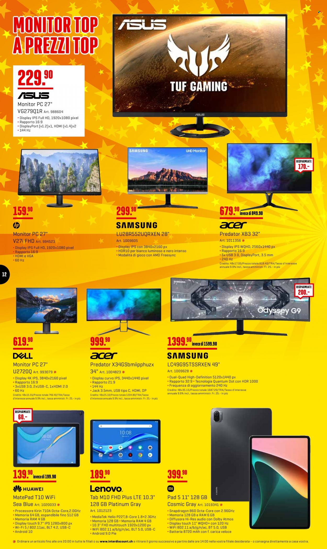 Volantino Interdiscount - 27.12.2021 - 2.1.2022. Pagina 12