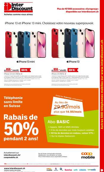 Catalogue Interdiscount - 27.12.2021 - 9.1.2022.