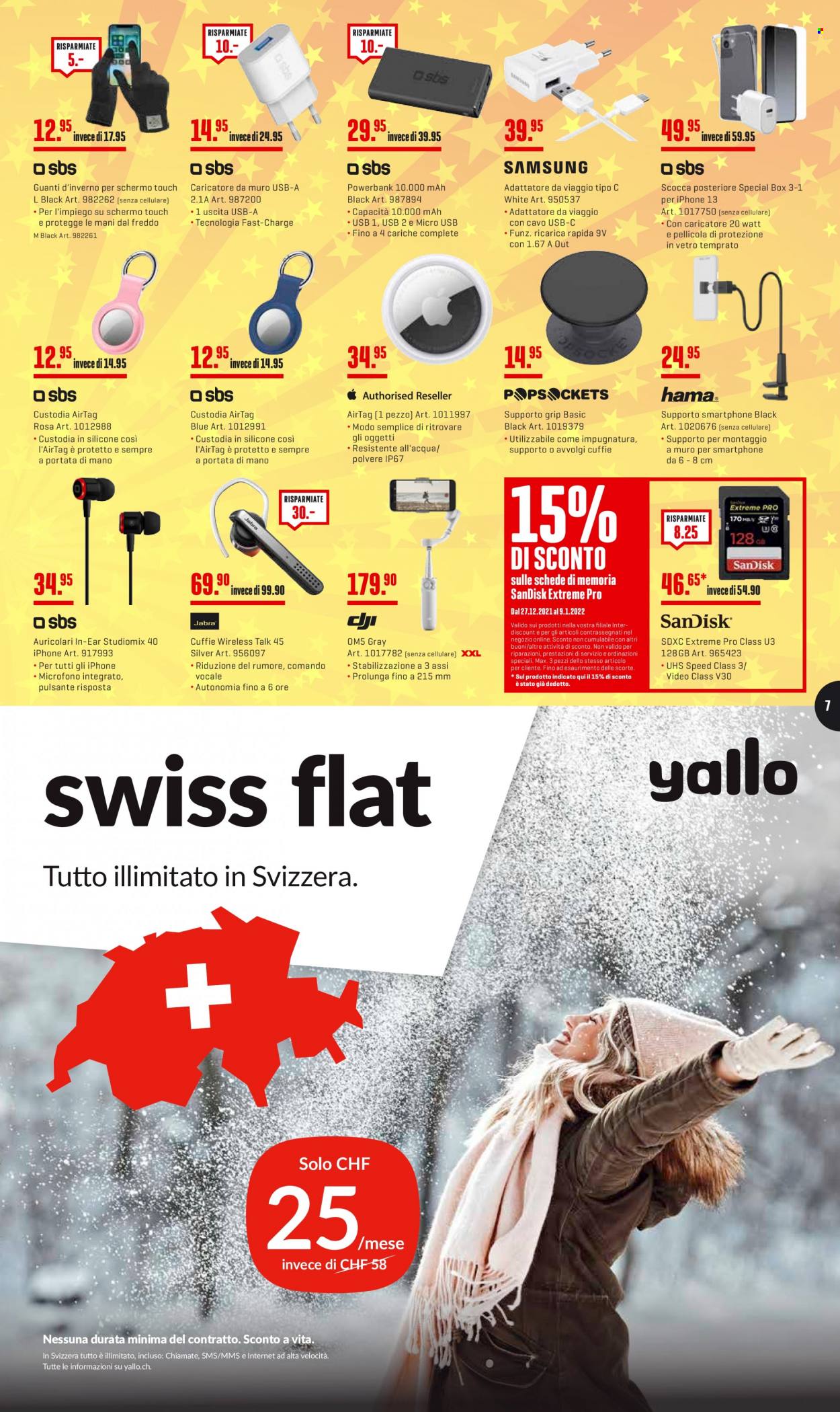 Volantino Interdiscount - 27.12.2021 - 9.1.2022. Pagina 7