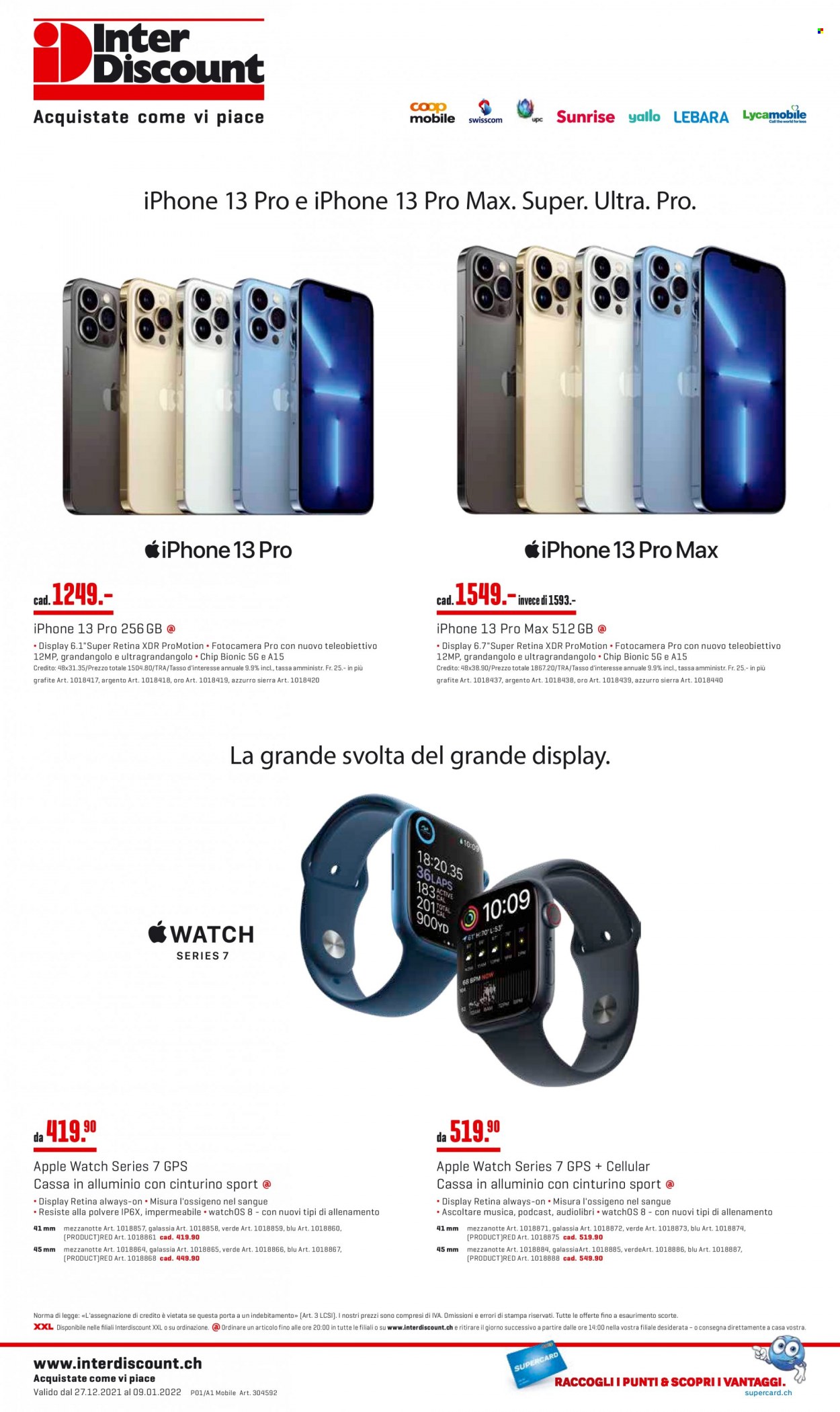 Volantino Interdiscount - 27.12.2021 - 9.1.2022. Pagina 8
