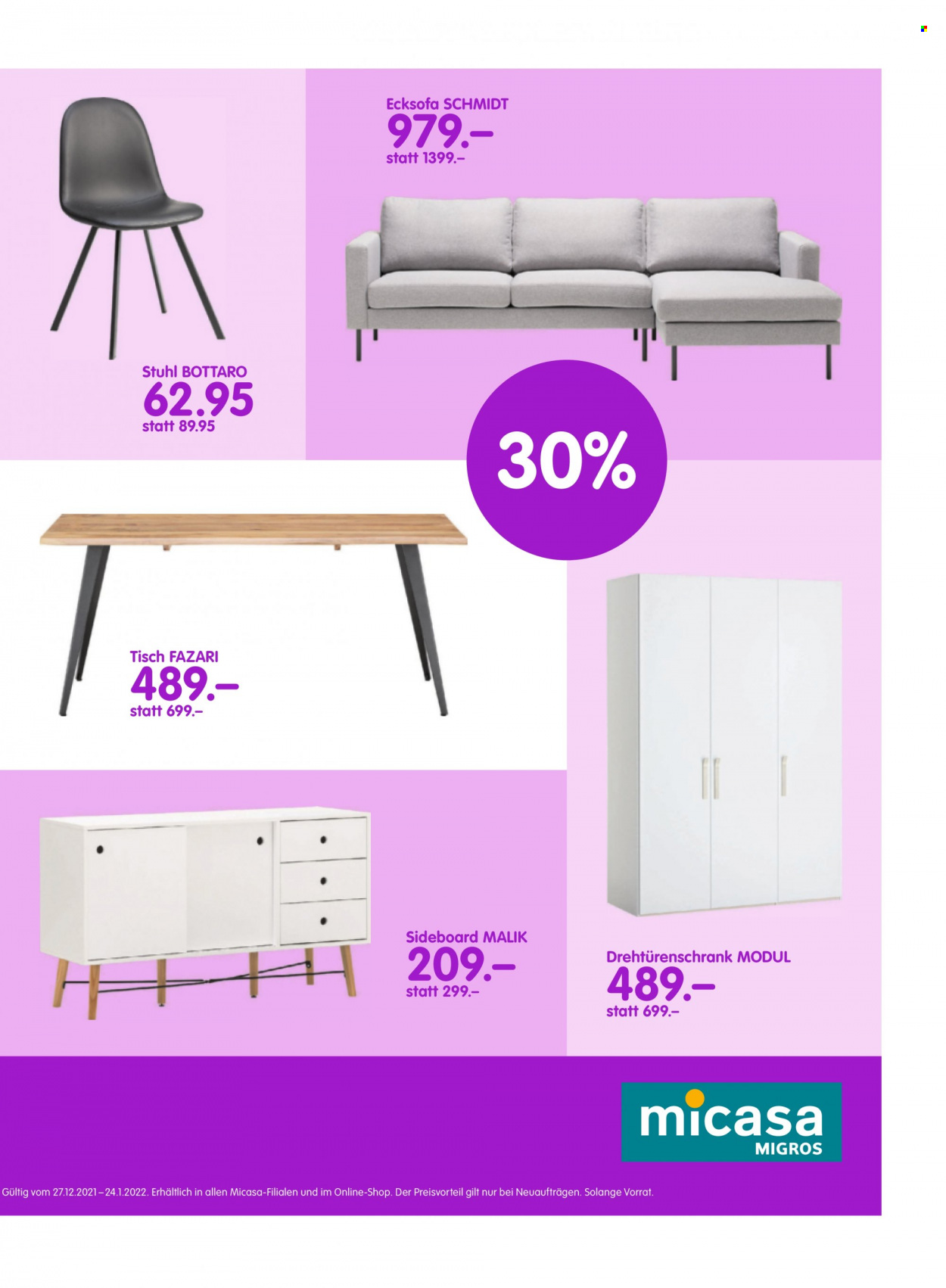 Prospekt Migros - 27.12.2021 - 2.1.2022. Seite 3