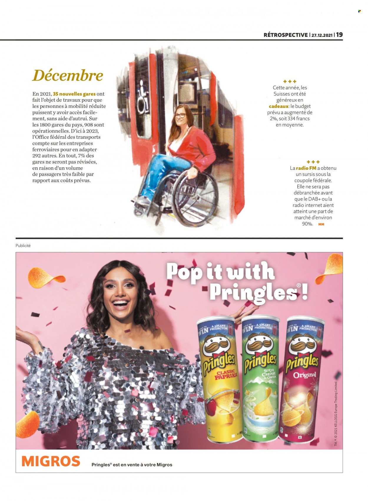 Catalogue Migros - 27.12.2021 - 2.1.2022. Page 19