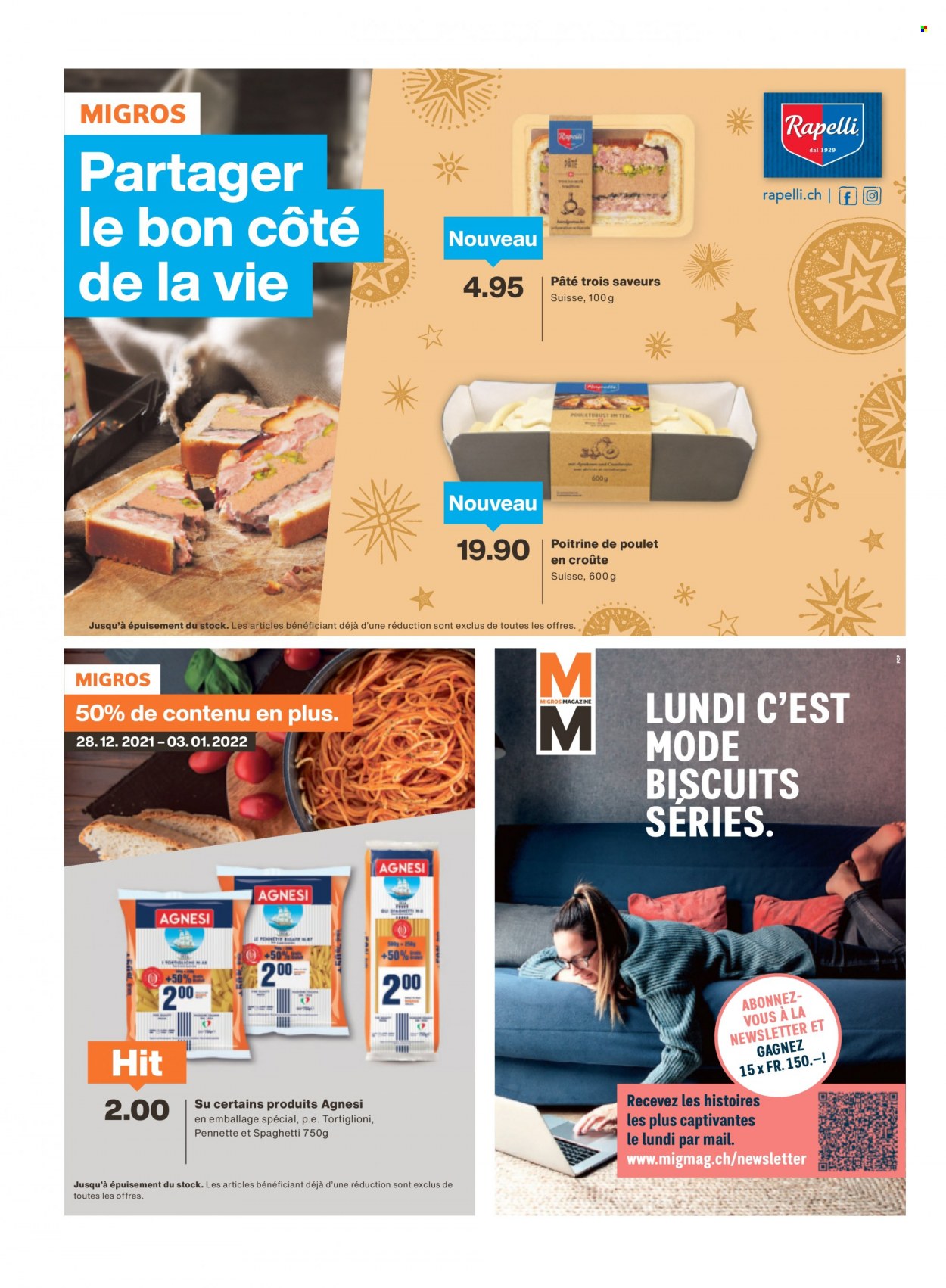 Catalogue Migros - 27.12.2021 - 2.1.2022. Page 40