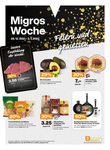 Catalogue Migros - 28.12.2021 - 3.1.2022.