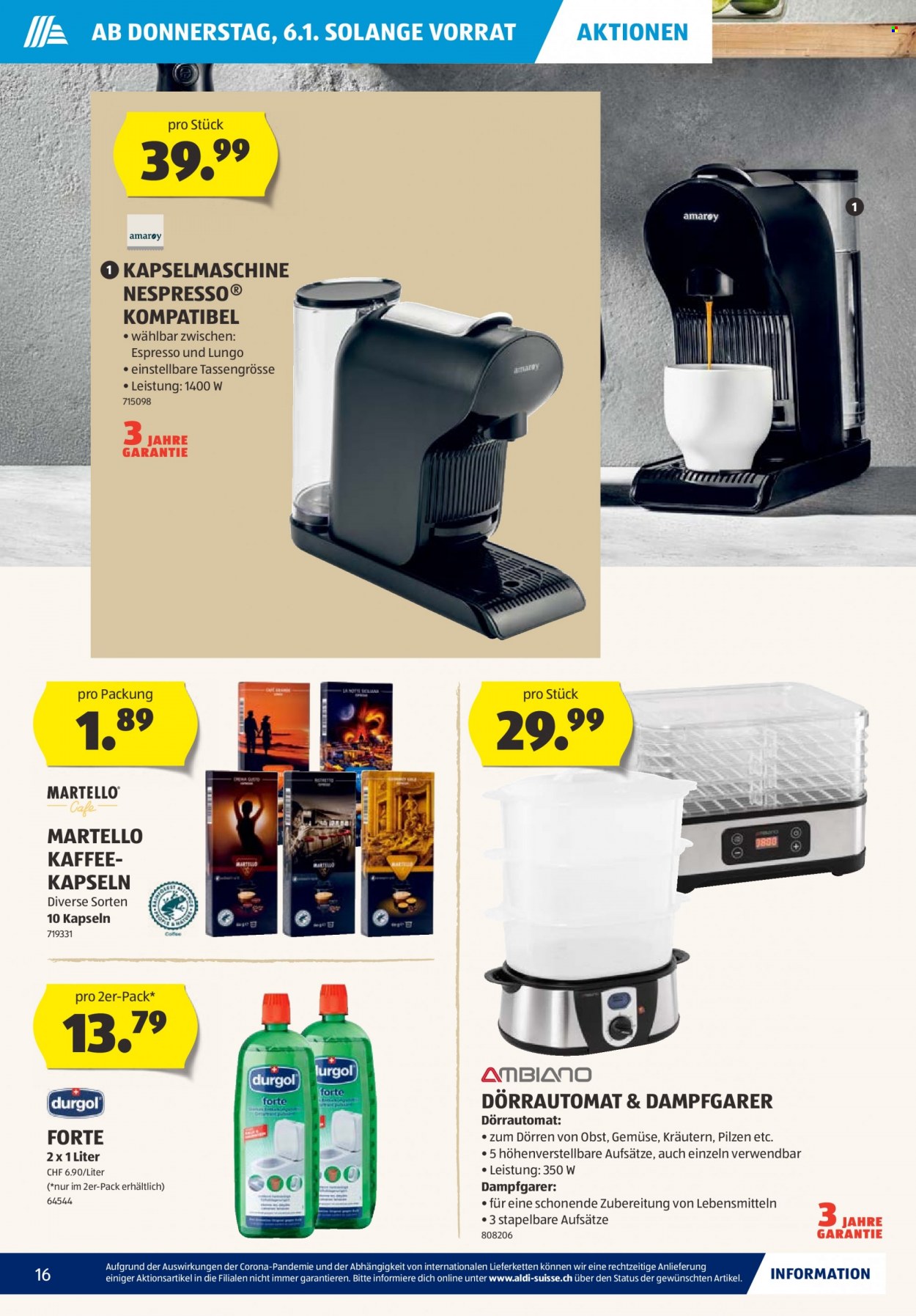 Volantino Aldi - 6.1.2022 - 12.1.2022. Pagina 16