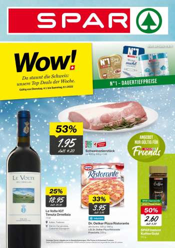Volantino SPAR - 4.1.2022 - 8.1.2022.