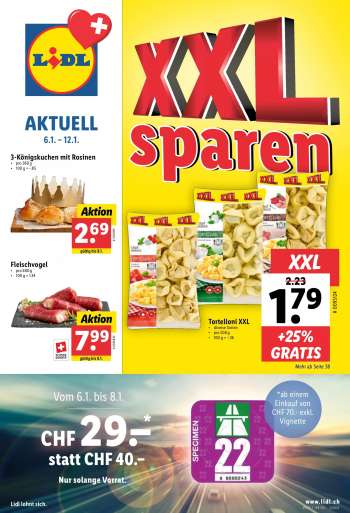 Volantino Lidl - 6.1.2022 - 12.1.2022.