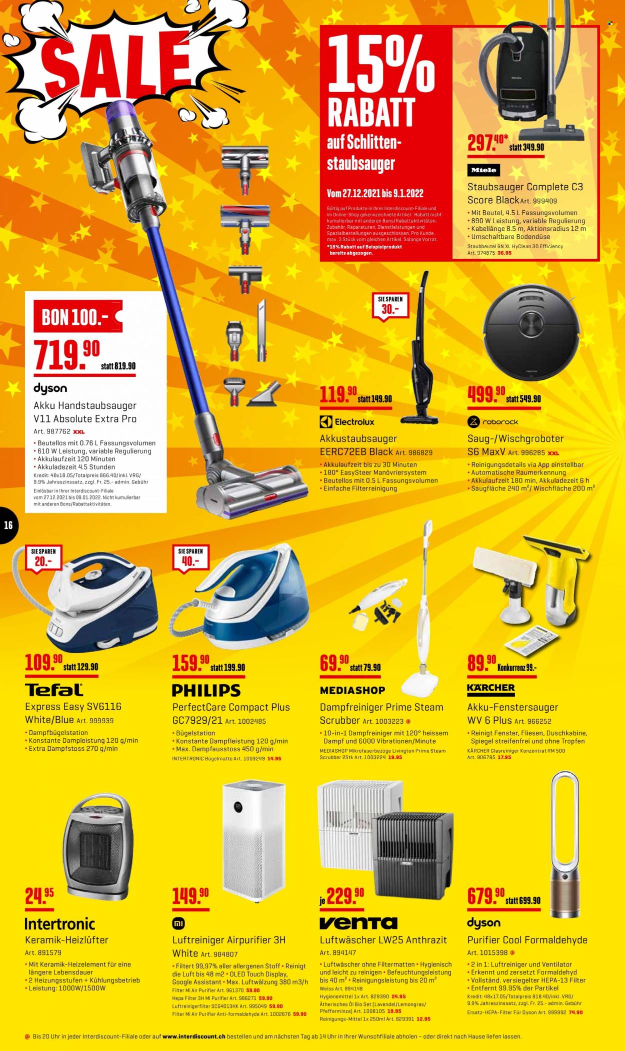 Volantino Interdiscount - 3.1.2022 - 9.1.2022. Pagina 16