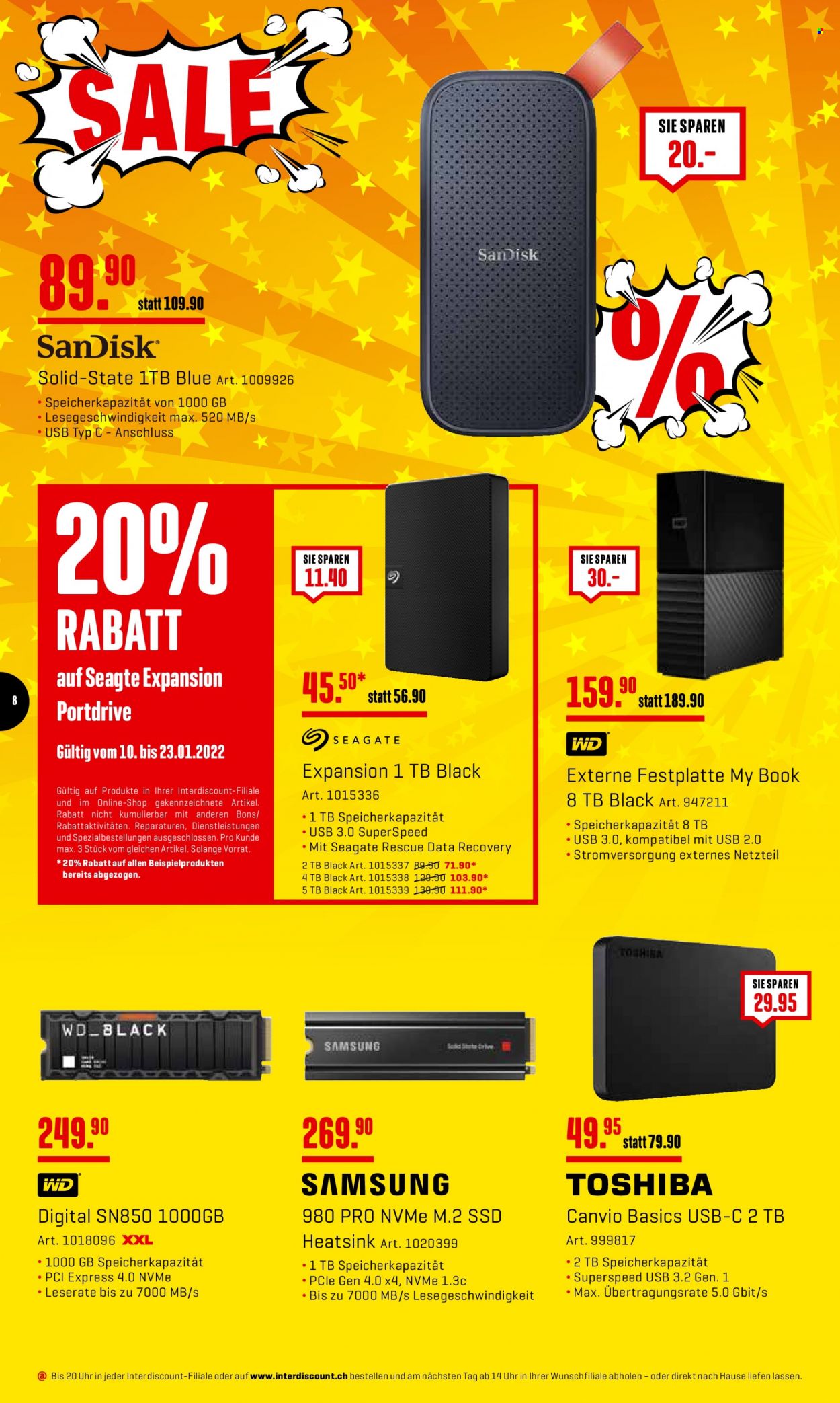 Volantino Interdiscount - 10.1.2022 - 23.1.2022. Pagina 8