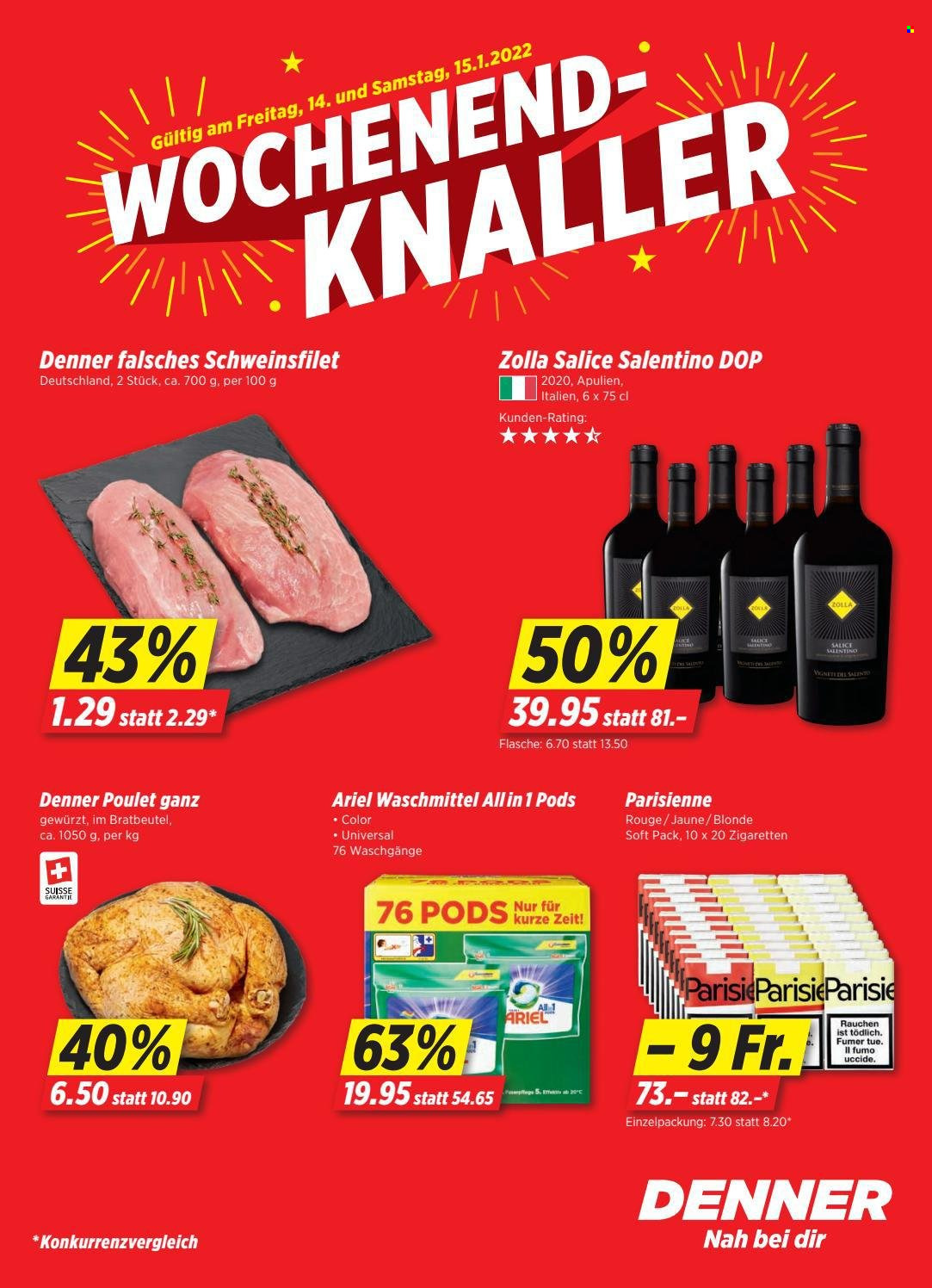 Prospekt Denner - 11.1.2022 - 17.1.2022. Seite 24