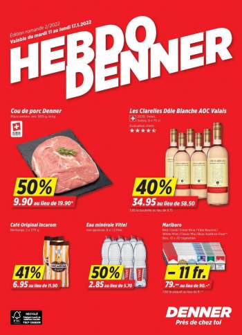 Prospekte Denner - 11.1.2022 - 17.1.2022.