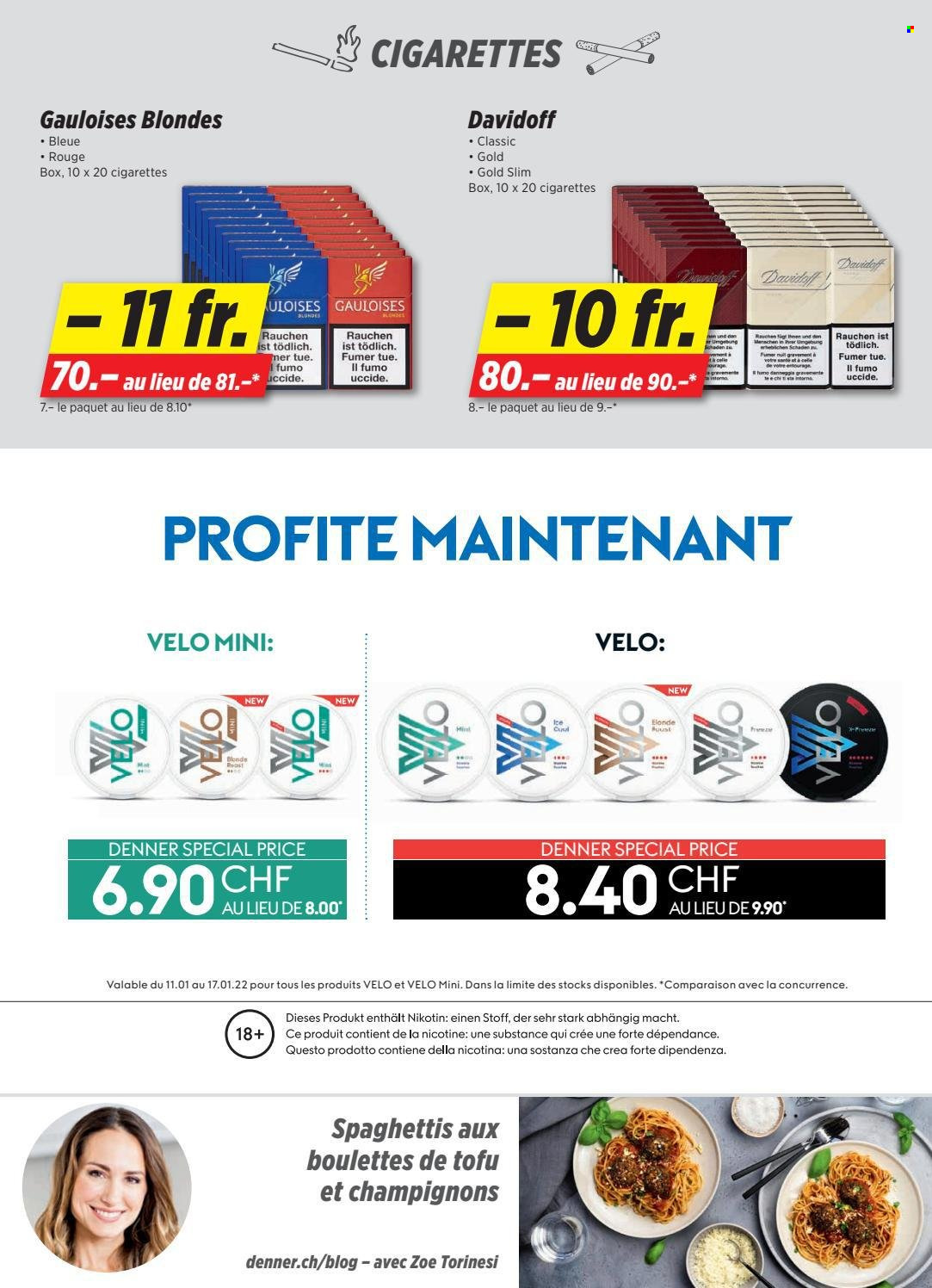 Volantino Denner - 11.1.2022 - 17.1.2022. Pagina 23