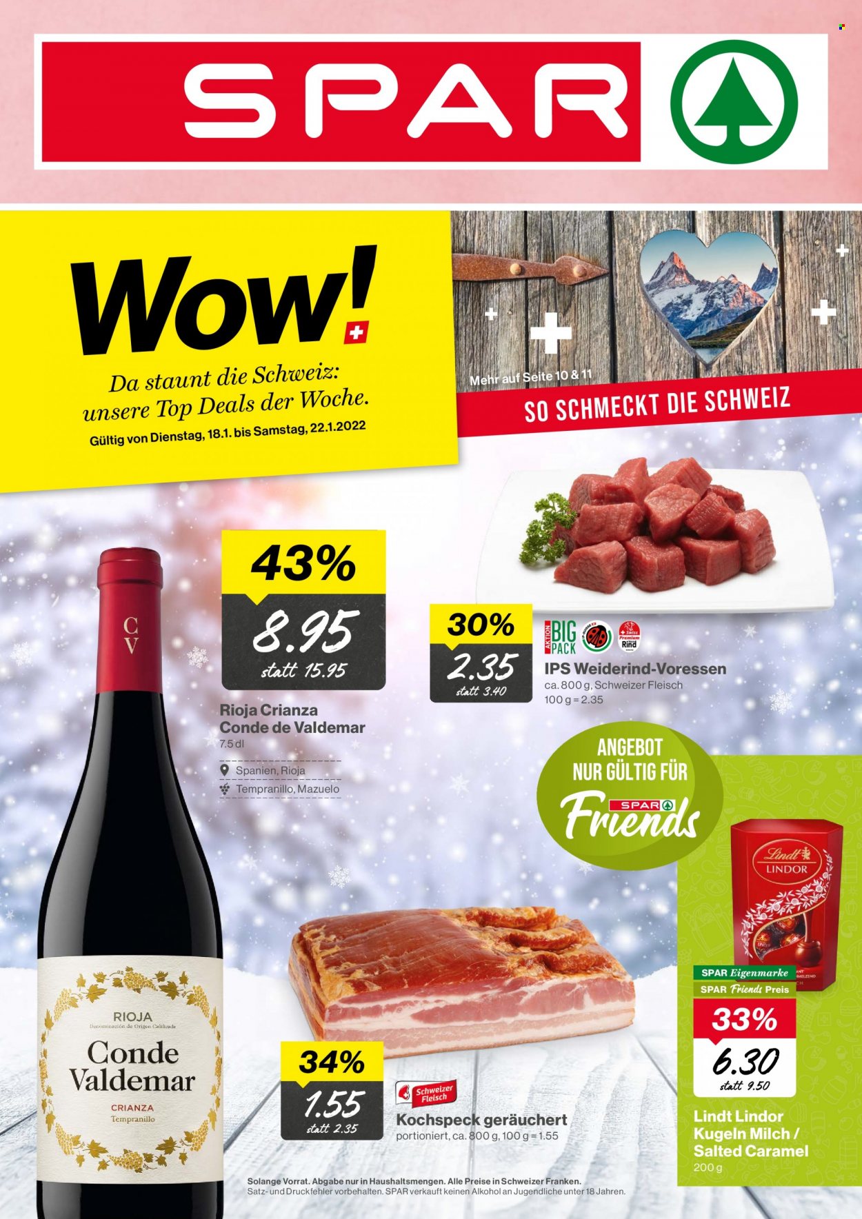 Volantino SPAR - 18.1.2022 - 22.1.2022. Pagina 1