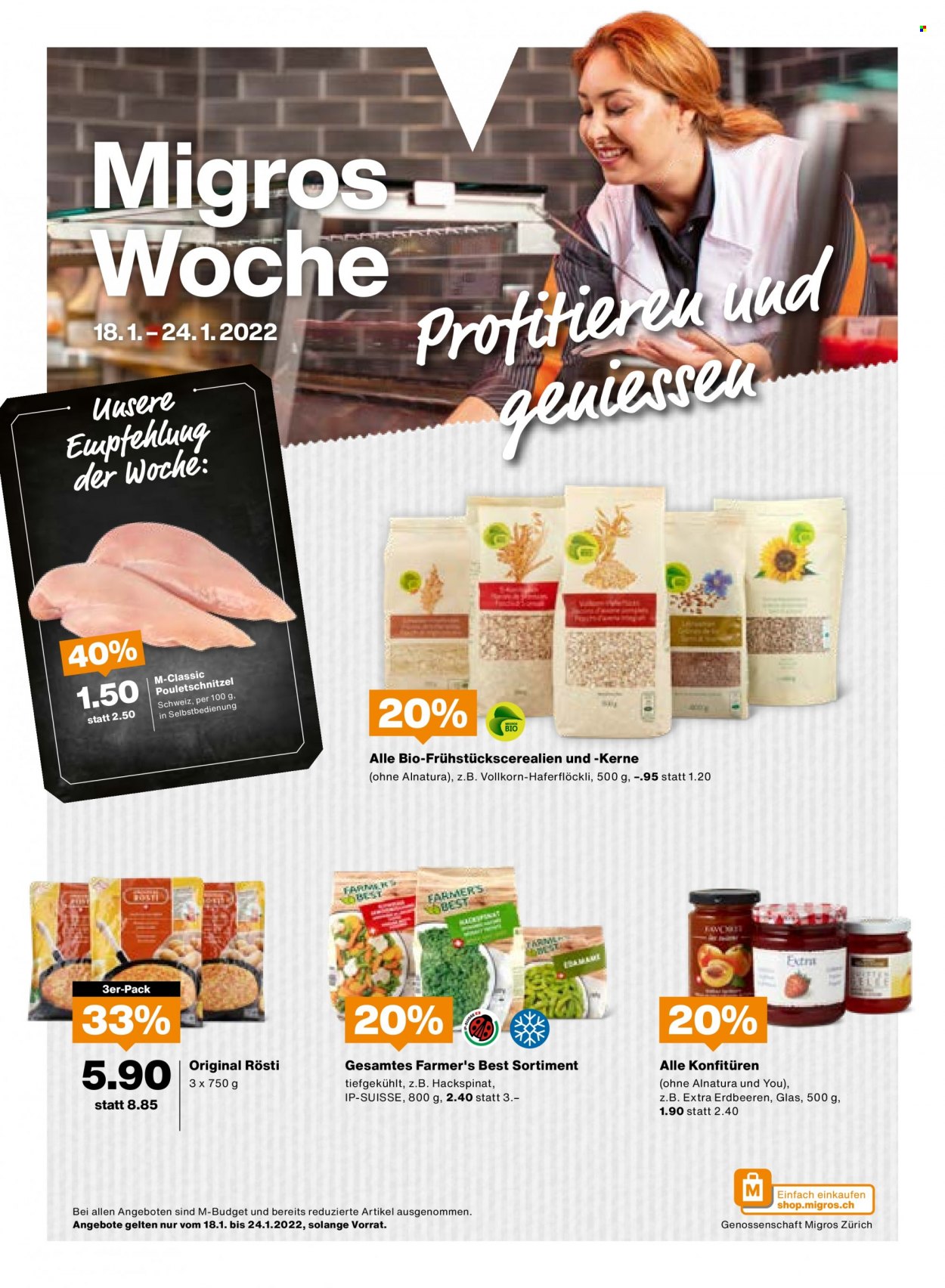 Volantino Migros - 18.1.2022 - 18.1.2022. Pagina 1