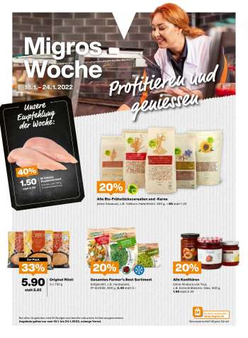 Prospekte Migros - 18.1.2022 - 18.1.2022.