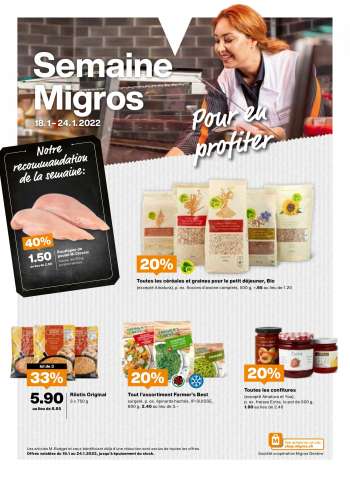 Prospekte Migros - 18.1.2022 - 24.1.2022.