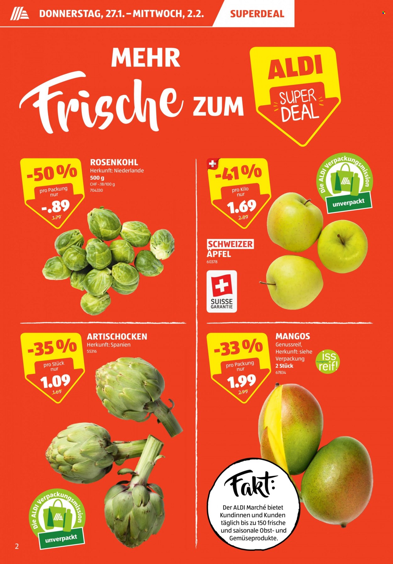 Prospekt Aldi - 27.1.2022 - 2.2.2022. Seite 2