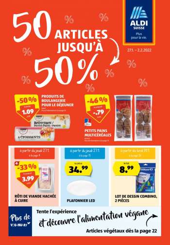 Volantino Aldi - 27.1.2022 - 2.2.2022.