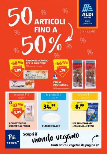 Volantino Aldi - 27.1.2022 - 2.2.2022.