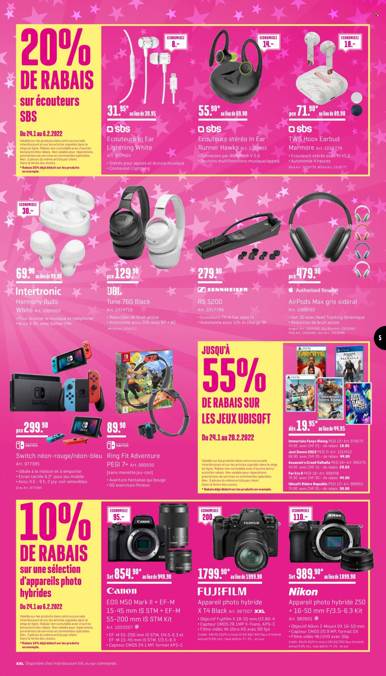 Prospekt Interdiscount - 24.1.2022 - 6.2.2022. Seite 5