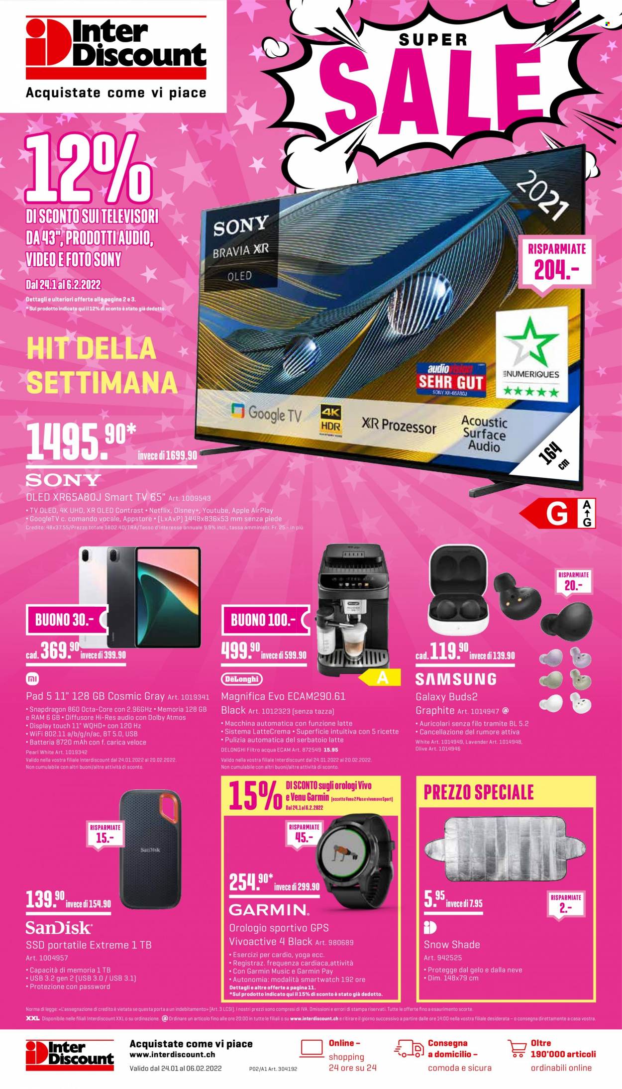 Catalogue Interdiscount - 24.1.2022 - 6.2.2022. Page 1
