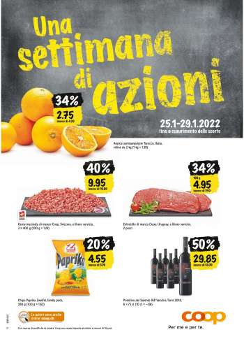Prospekte Coop - 25.1.2022 - 29.1.2022.