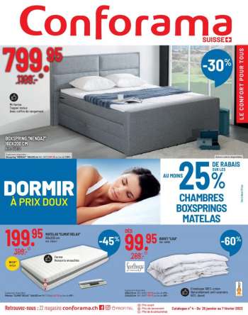 Volantino Conforama - 24.1.2022 - 7.2.2022.