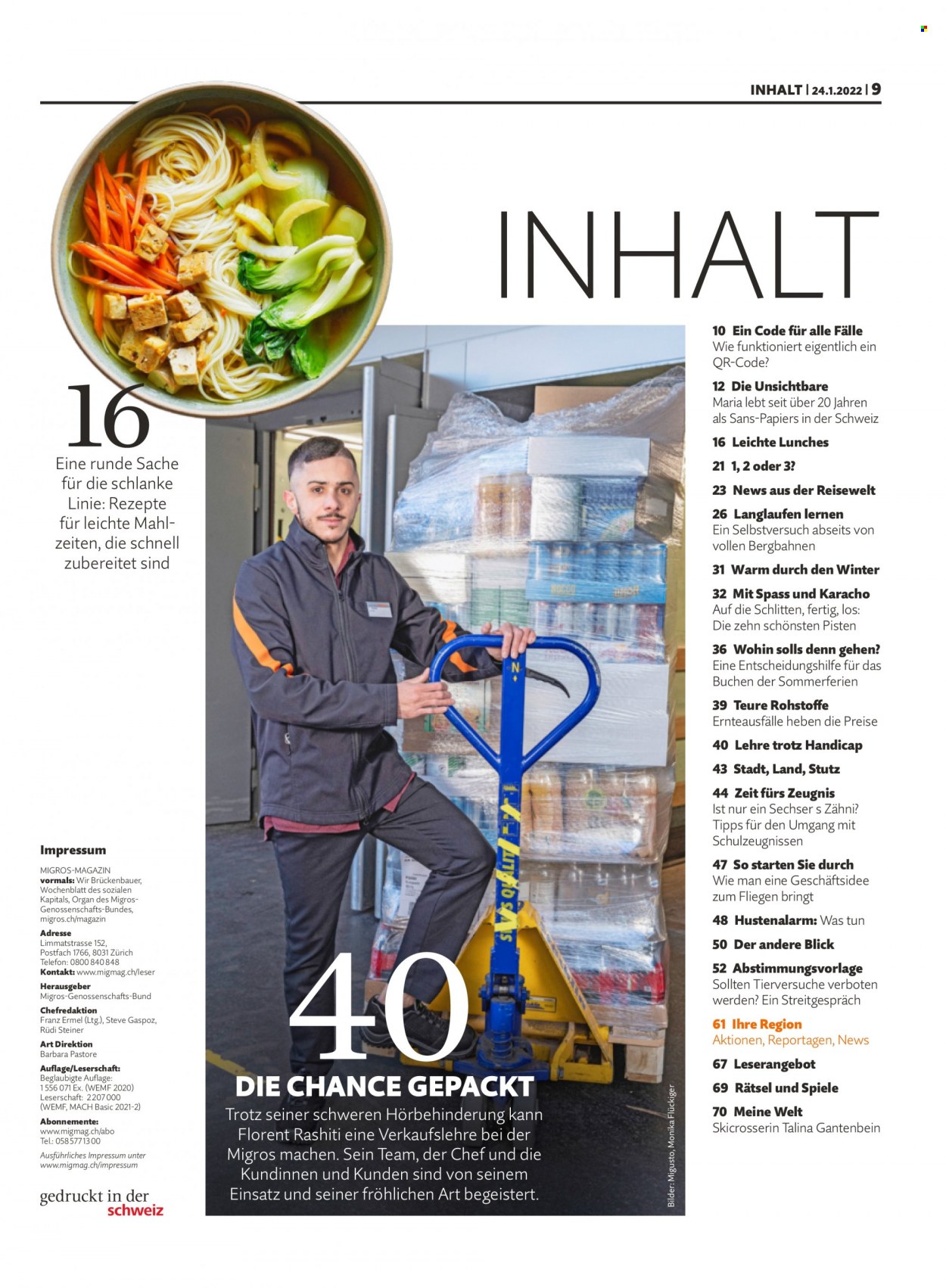 Volantino Migros - 24.1.2022 - 30.1.2022. Pagina 9