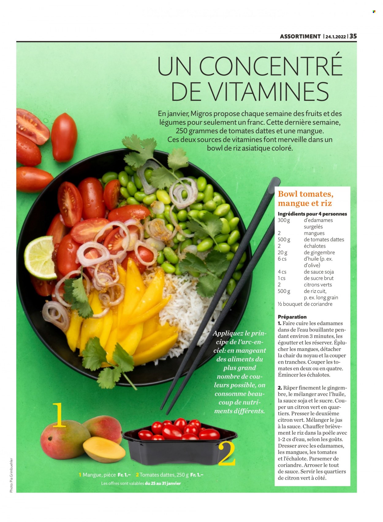 Catalogue Migros - 24.1.2022 - 30.1.2022. Page 35