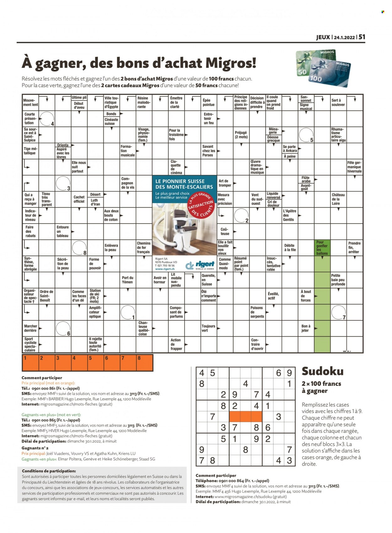 Catalogue Migros - 24.1.2022 - 30.1.2022. Page 51