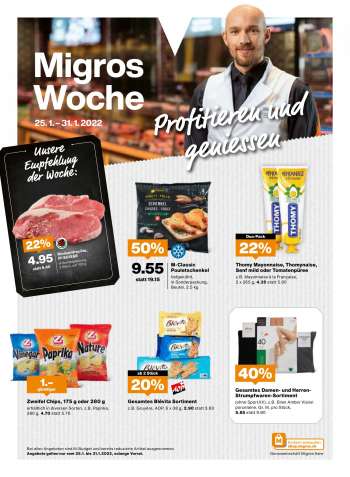 Prospekte Migros - 25.1.2022 - 31.1.2022.