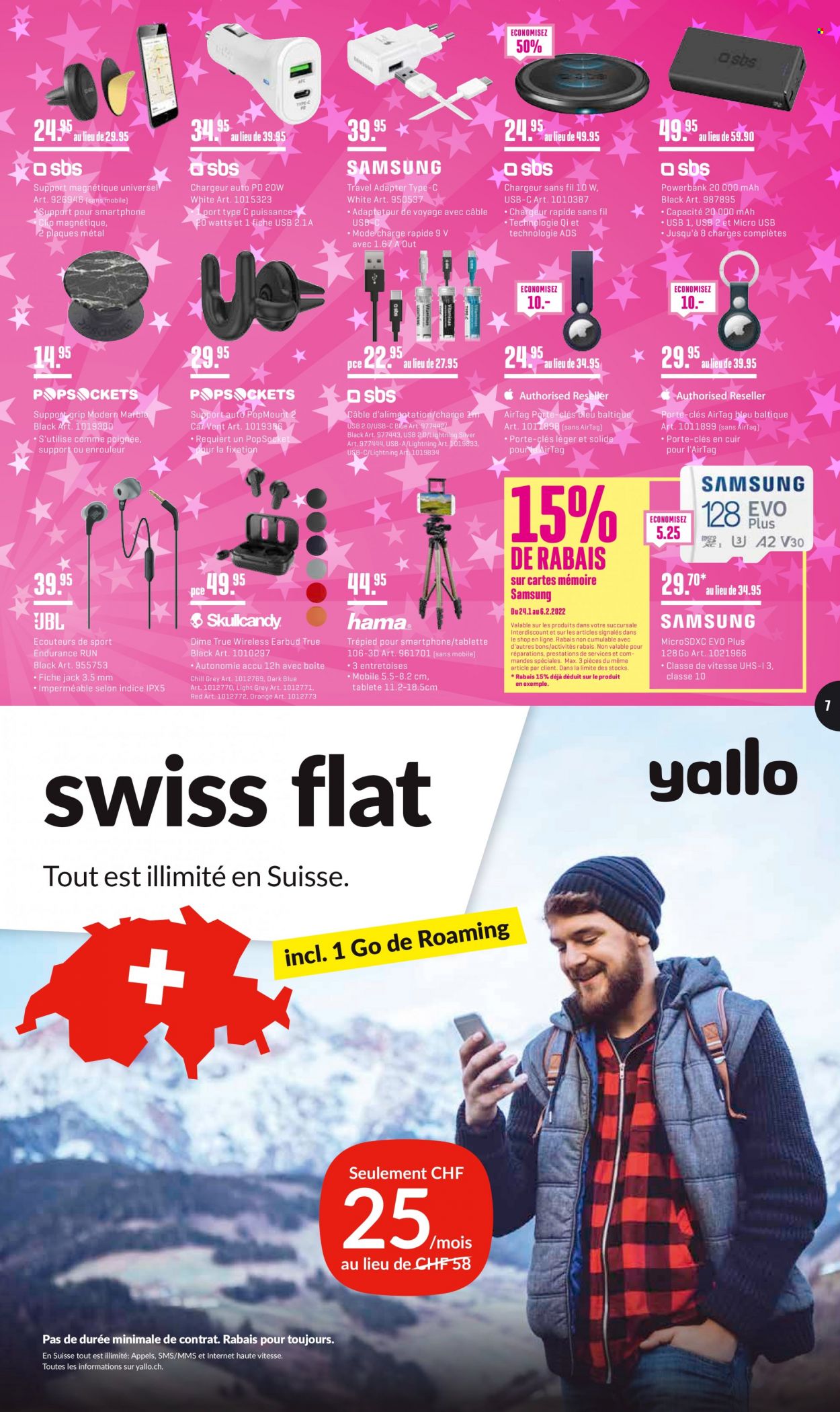 Volantino Interdiscount - 24.1.2022 - 6.2.2022. Pagina 7