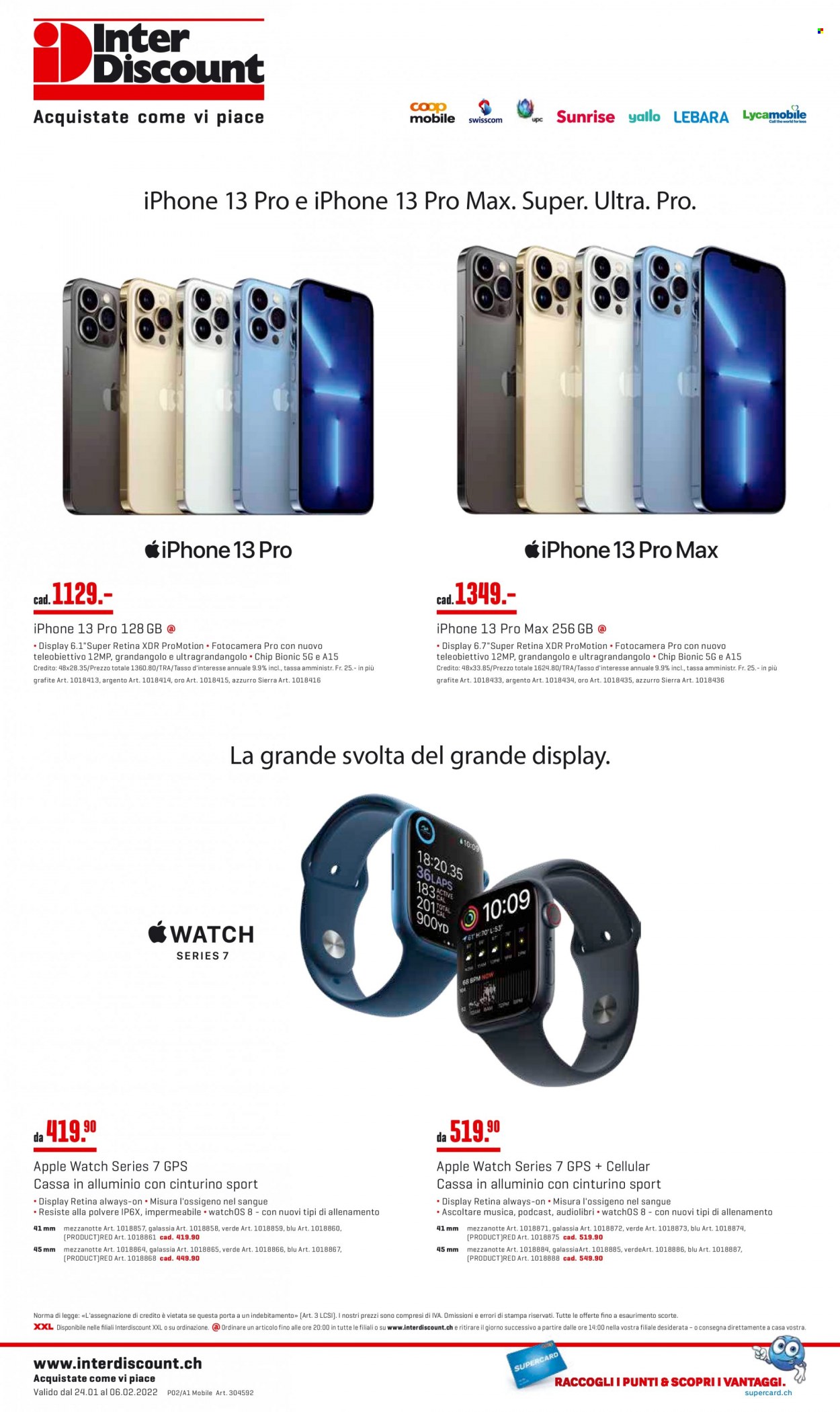 Prospekt Interdiscount - 24.1.2022 - 6.2.2022. Seite 8